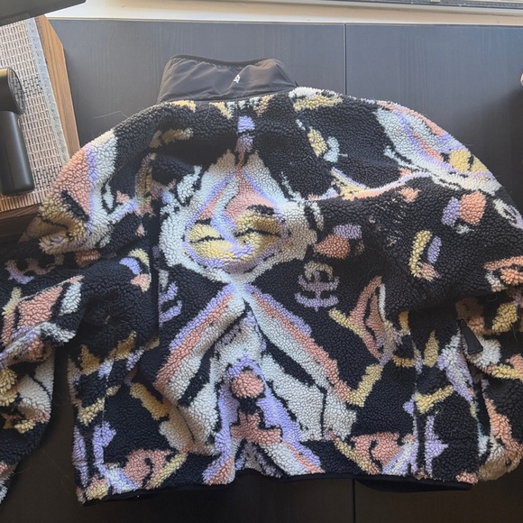 Free People Hit The Slopes Printed Fleece Jacket Print Medium - Picture 4 of 5